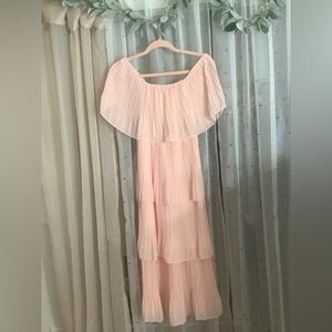 Pink Tiered Dress Size small